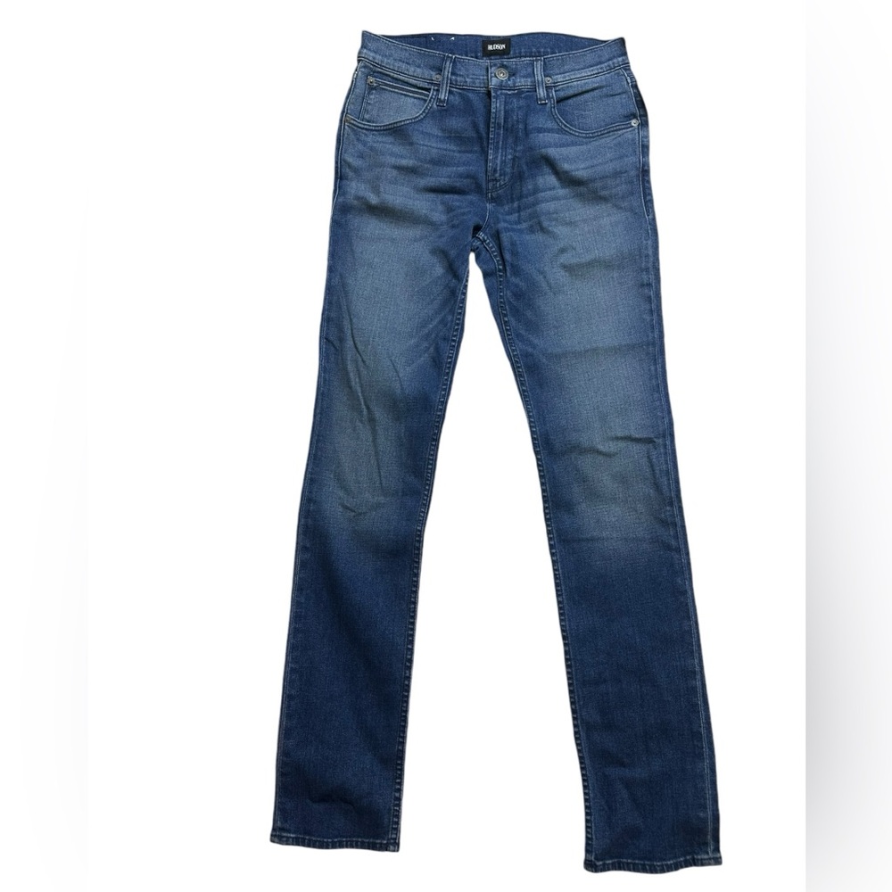 Hudson Jeans Blake Slim Straight Dark Wash Denim Size 31 New With Tags - Picture 8 of 9